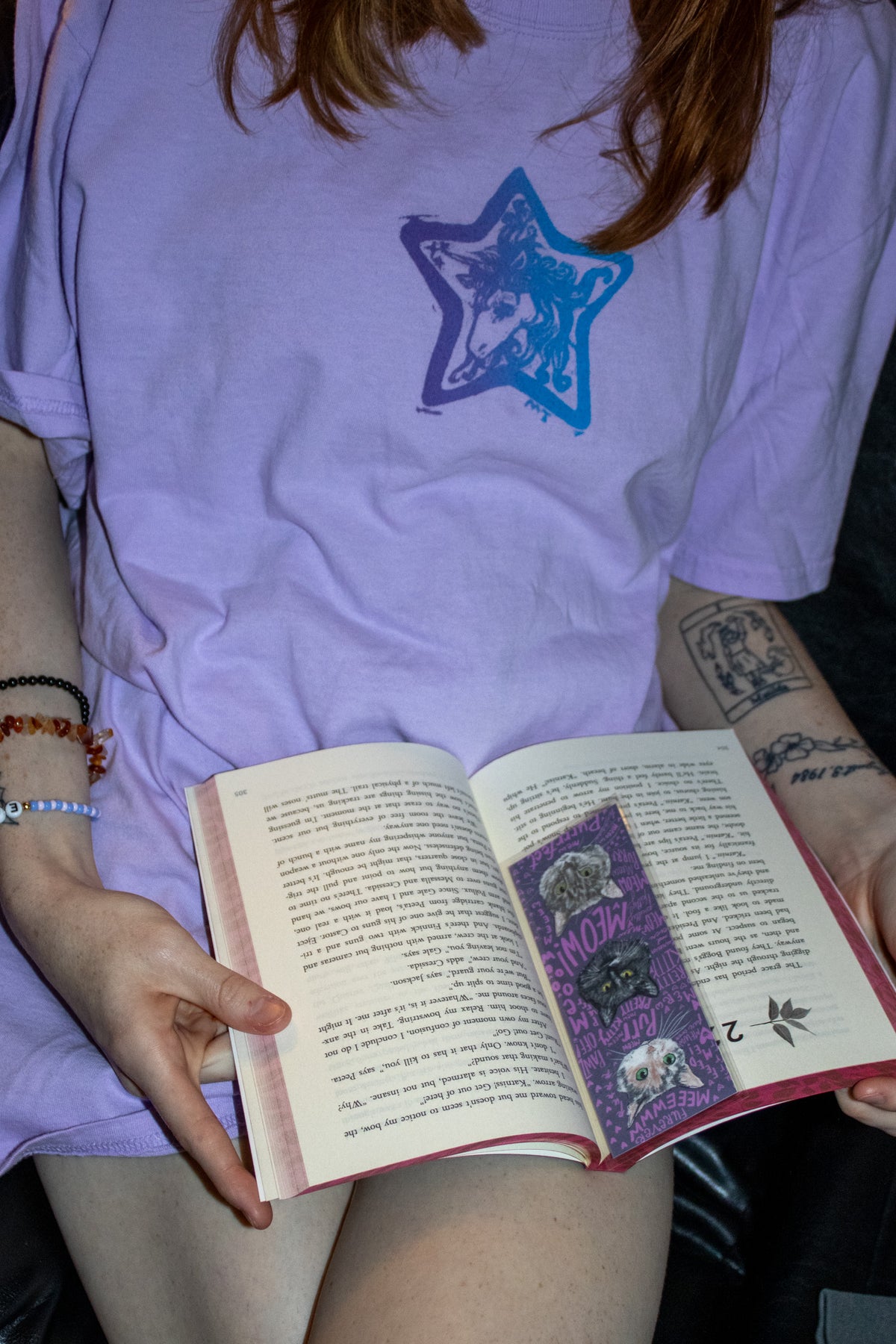 cat’s meow bookmark