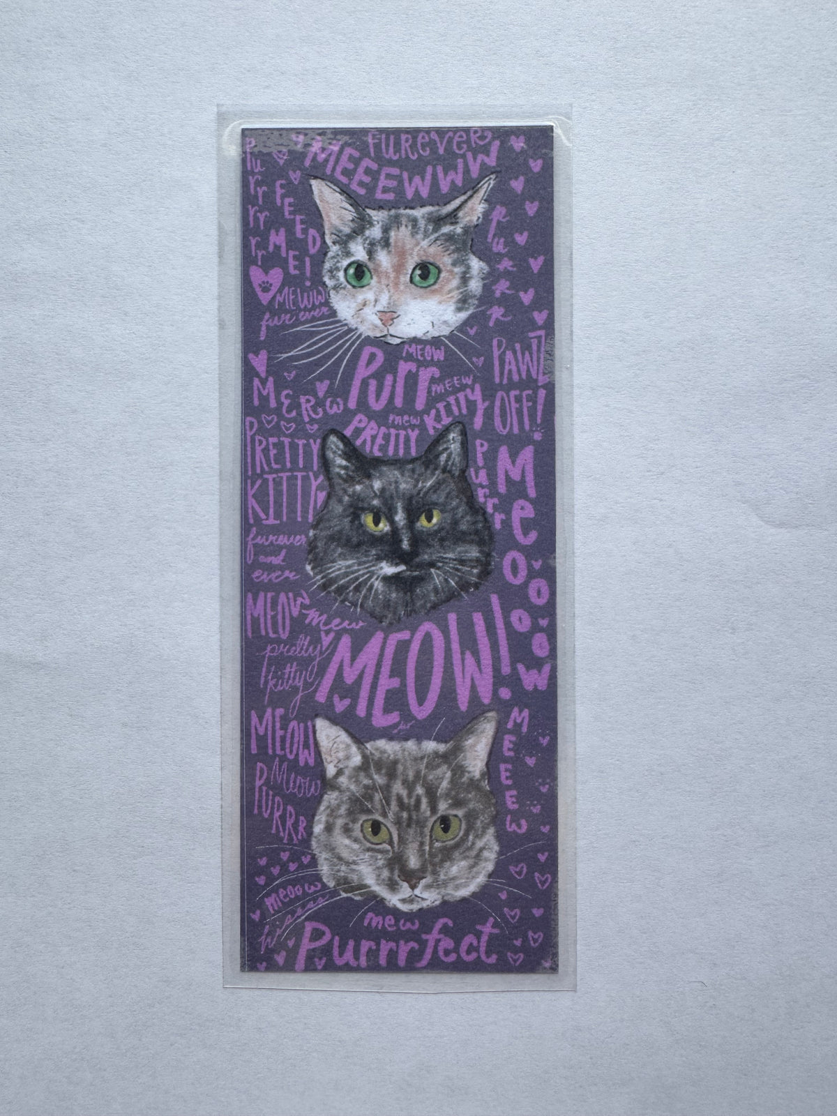 cat’s meow bookmark