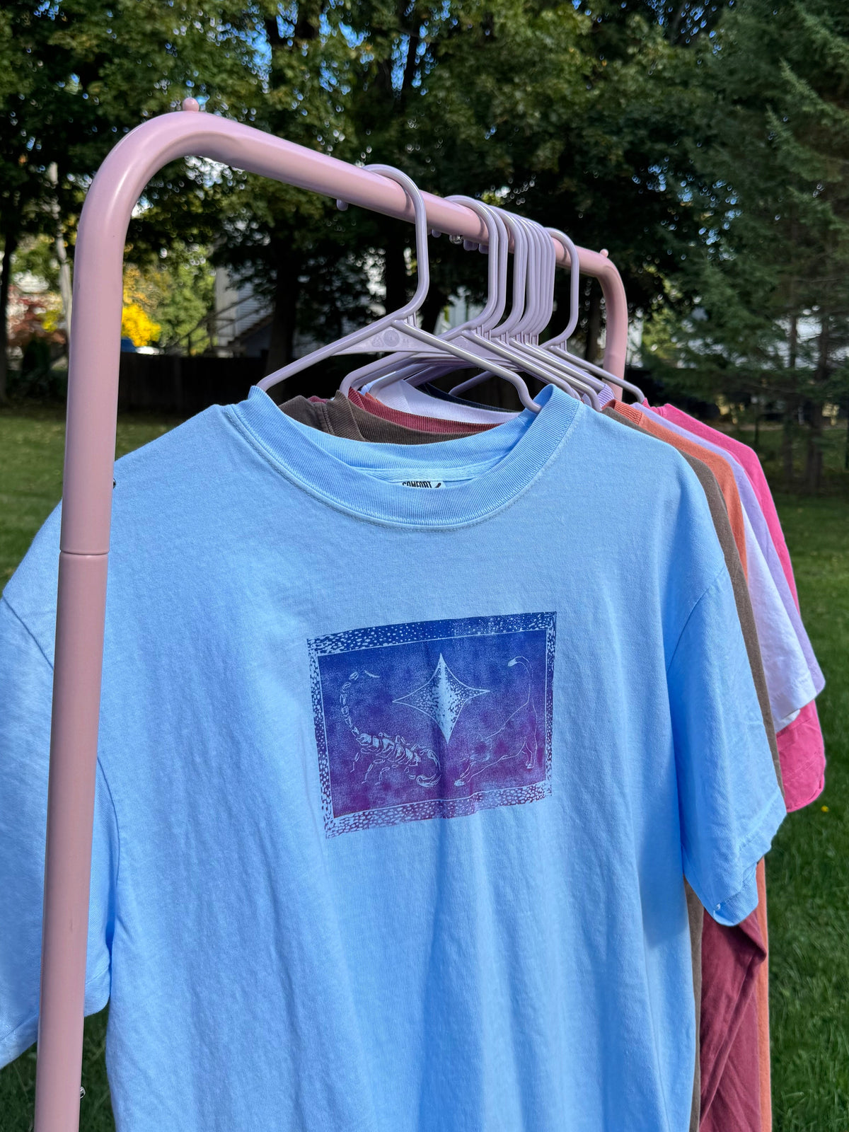 scorpion cat tee (large)