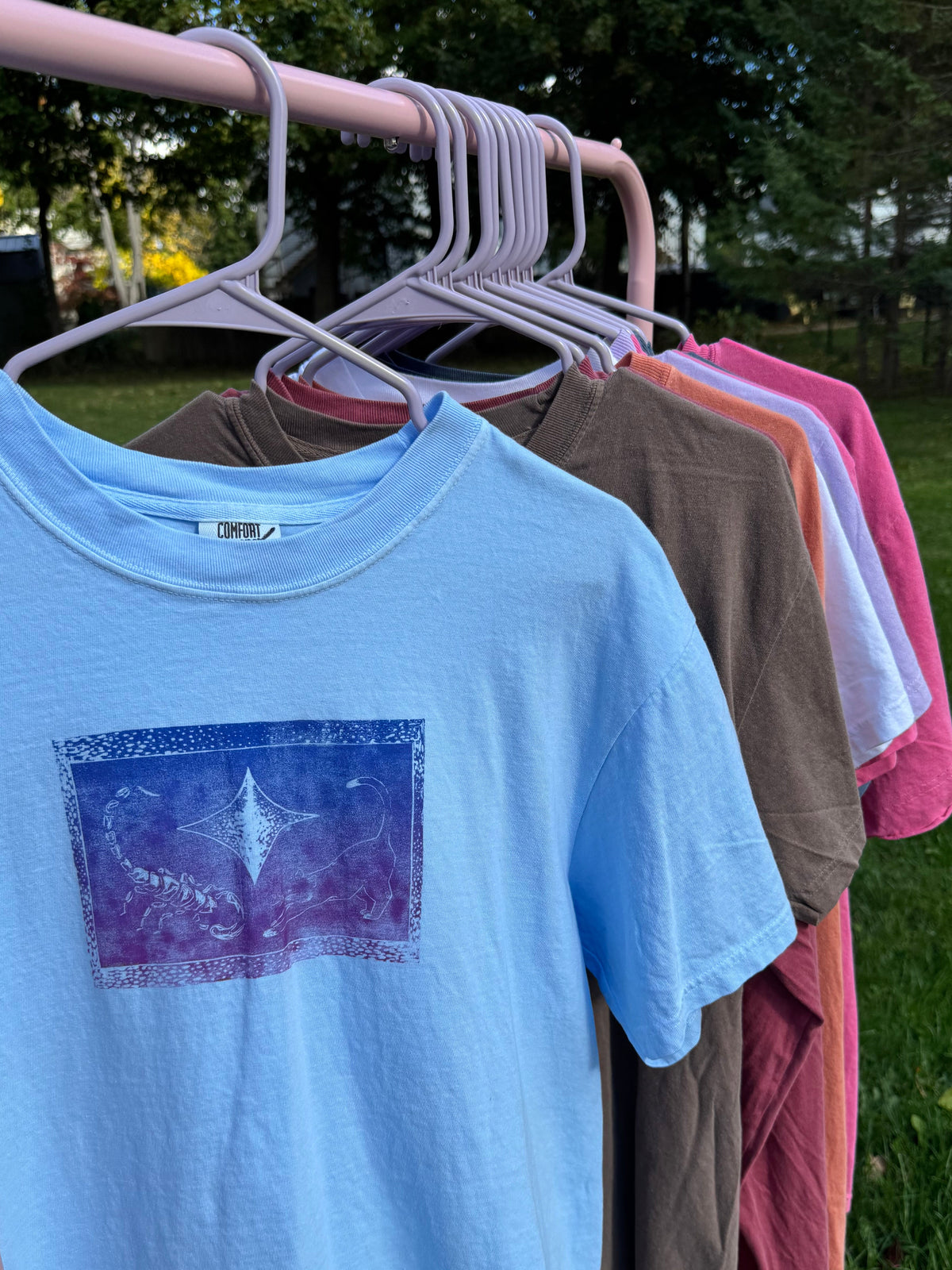 scorpion cat tee (large)
