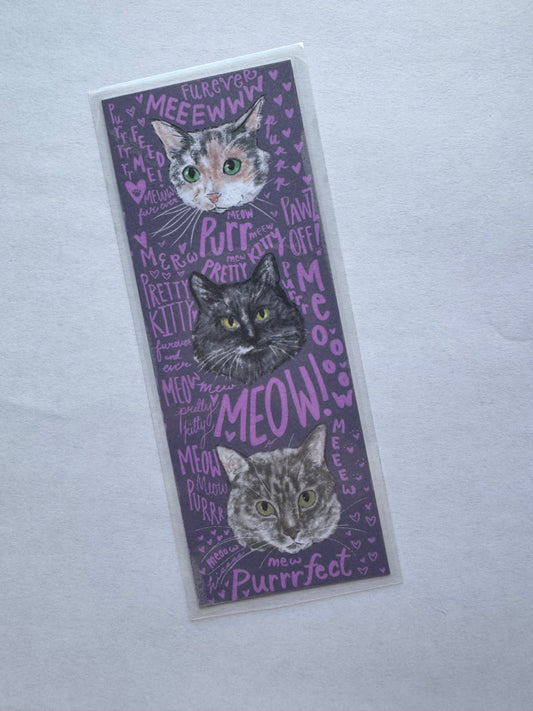 cat’s meow bookmark