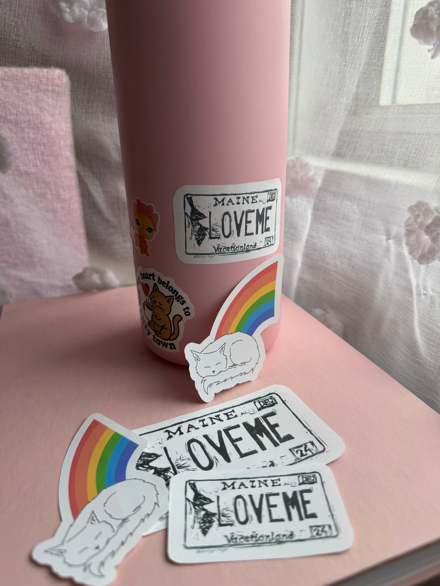 rainbow cat sticker🌈